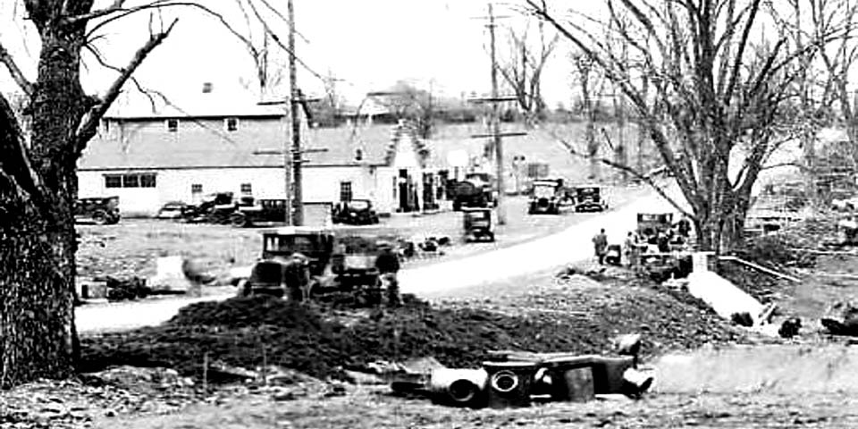 South Maryland Avenue near Richardson Park Delaware looking south circa early 1920s