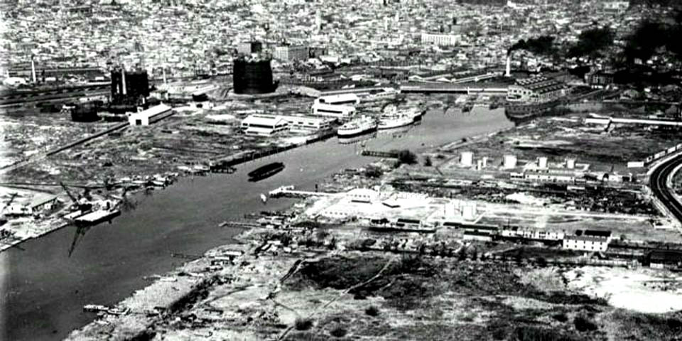 South Wilmington Delaware Christina River in the 1940s