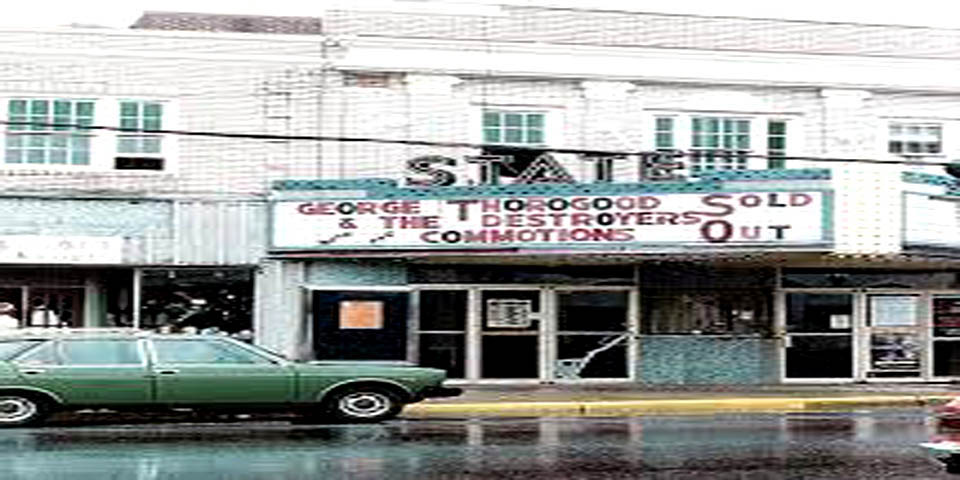 STATE THEATER ON MAIN STREET IN NEWARK DELAWARE CIRCA EARLY 1970S