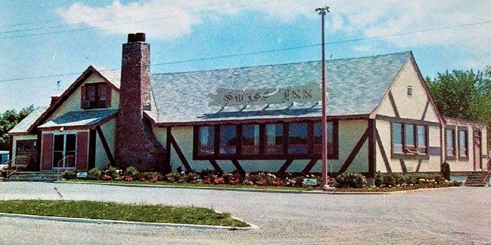 Swiss Inn on Route 40 in Delaware - now Micks Crab House CIRCA 1970s