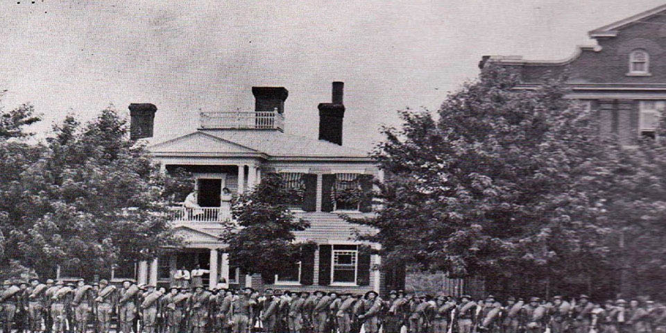 The First Delaware Infantry at Silver Lake in Milford Delaware August 29th 1917