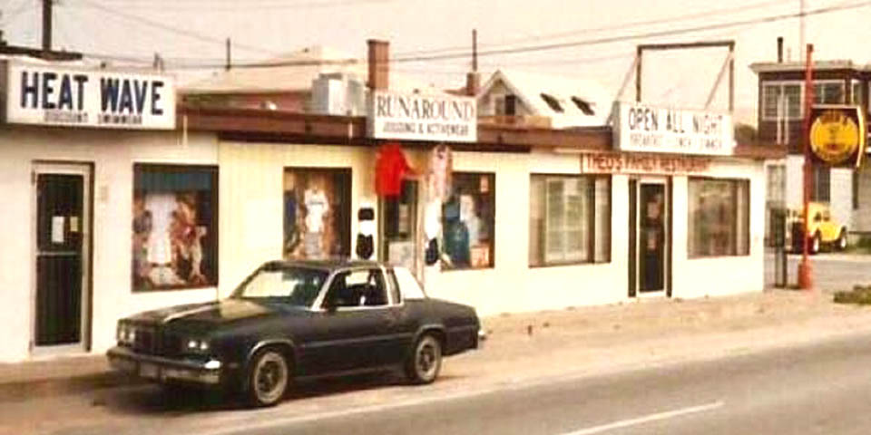 THEOS DINER after it was Tommys Sandbox in DEWEY BEACH DELAWARE near Swedes and Saulsbury Streets - 1980s