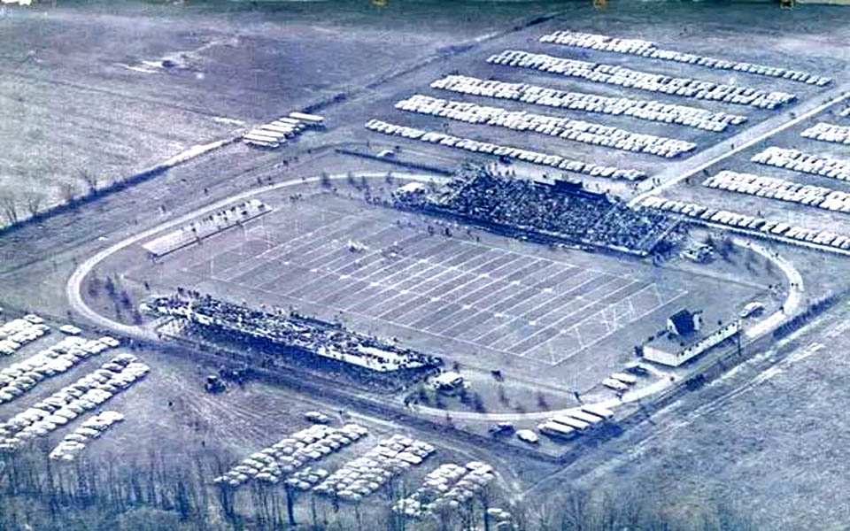 University of Delaware FOOTBALL STADIUM IN 1955