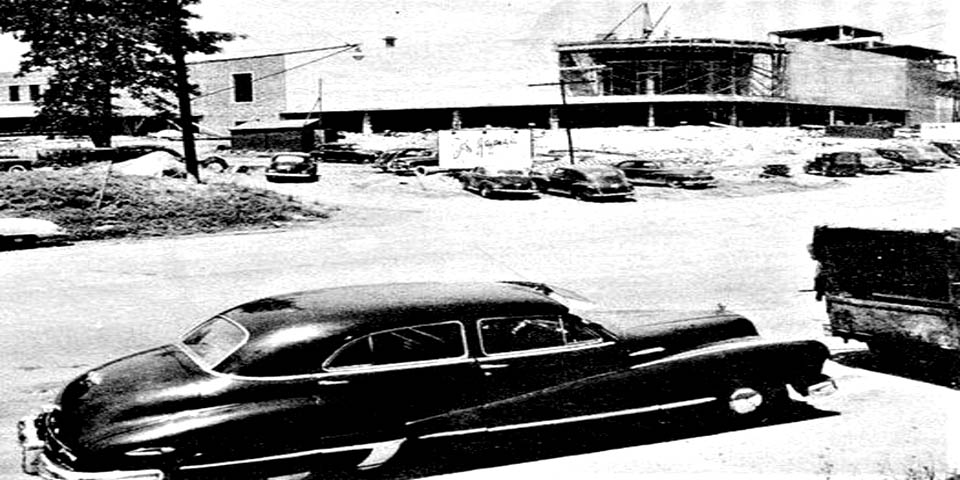 Wanamakers store under construction in Wilmington Delaware 1950