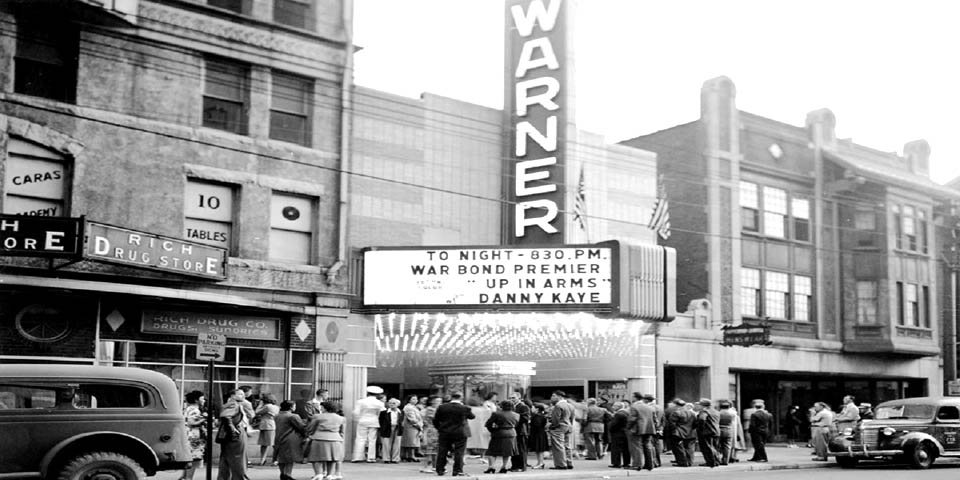 Warner Theater on Delaware Avenue Wilmington Delaware in June 1944
