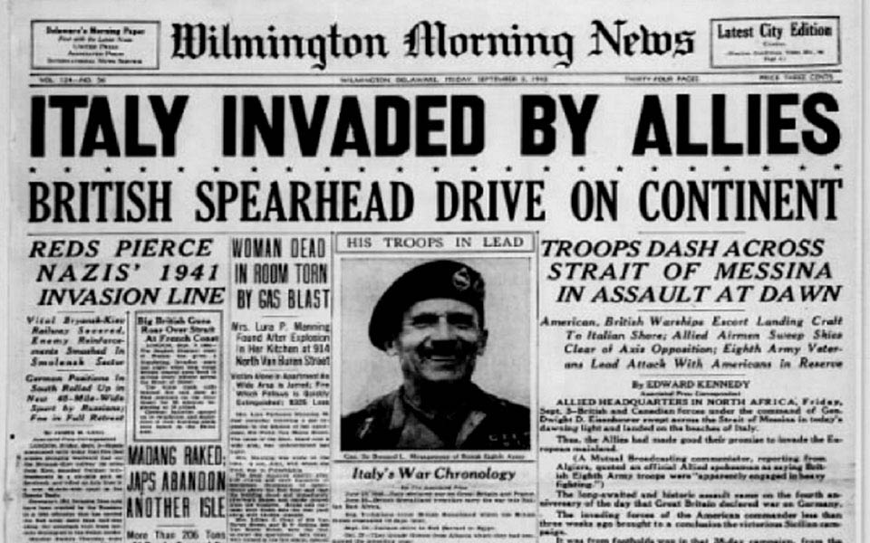 WILMINGTON MORNING NEWS IN WILMINGTON DELAWARE SEPTEMBER 1943