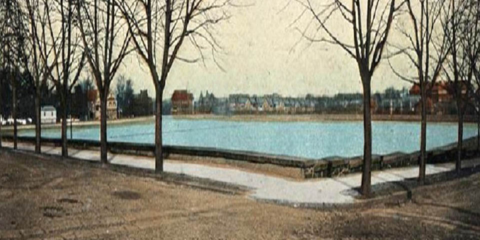 WILMINGTON CITY RESEVOIR IN WILMINGTON DELAWARE 1910