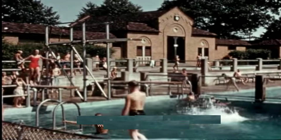 WILMINGTON DELAWARE  SWIMMING POOL 1950s