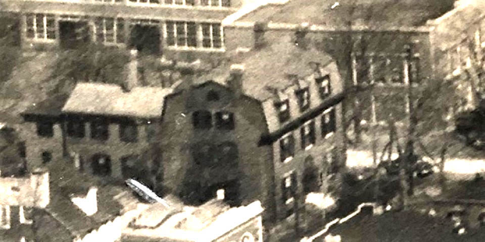 Wilmington Delaware Brown Vocational High School at 1401 Market Street circa 1940s - 1