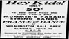 WILMINGTON BALL PARK AD FOR MUMMERS PARADE IN WILMINGTON DELAWARE June 12th 1949