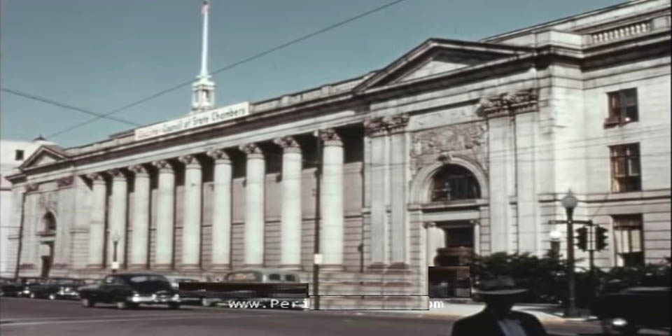 WILMINGTON DELAWARE COURT HOUSE ON RODNEY SQUARE IN THE 1950s