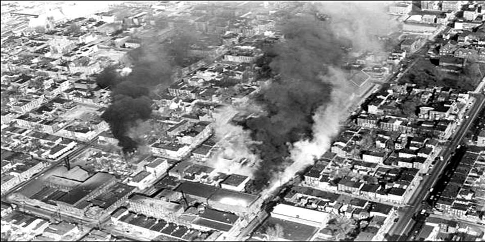 WILMINGTON DELAWARE RIOT FIRES IN WEST SIDE 1960s