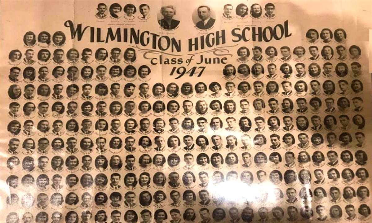 WILMINGTON HIGH SCHOOL IN WILMINGTON DELAWARE CLASS OF 1947 PHOTO