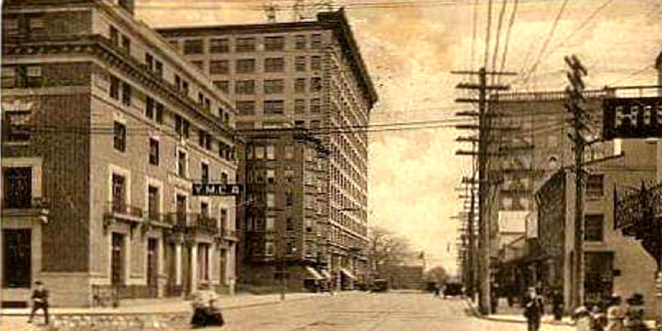 YMCA AT 10TH AND ORANGE STREETS IN WILMINGTON DELAWARE CIRCA 1910